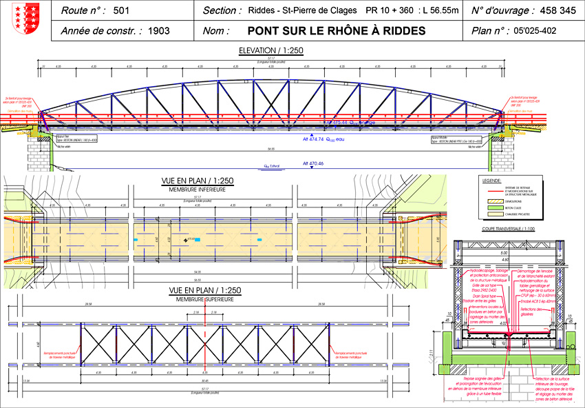 Riddes/Chamoson: pont de Riddes